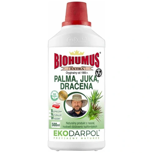 BIOHUMUS EXTRA w do palm, juk i draceny 0,5L