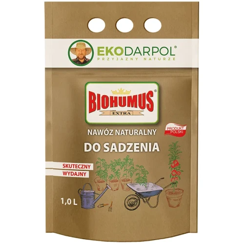 BIOHUMUS EXTRA - sypki ekologiczny nawóz do sadzenia 200g