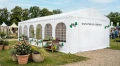 Profesjonalny namiot handlowy - 6 x 4,6 x 12 m - 550 gsm