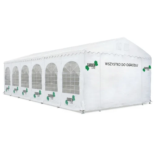 Profesjonalny namiot handlowy - 6 x 4,6 x 12 m - 550 gsm