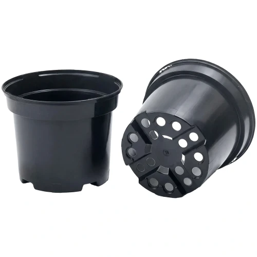 Doniczka produkcyjna 7L czarna okrągła Ø25 cm szkółkarska
