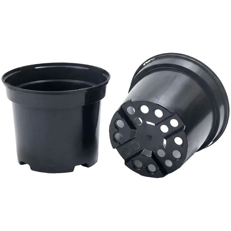 Doniczka produkcyjna 7L czarna okrągła Ø25 cm szkółkarska