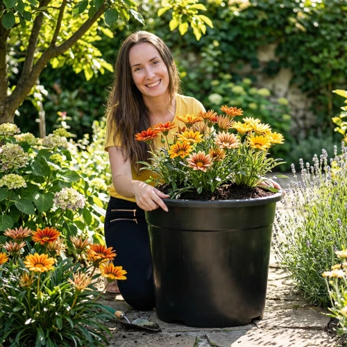 Doniczka produkcyjna okrągła 100l ø65 cm szkółkarska duża