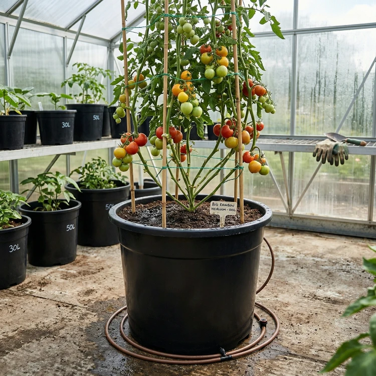Doniczka produkcyjna okrągła 100l ø65 cm szkółkarska duża