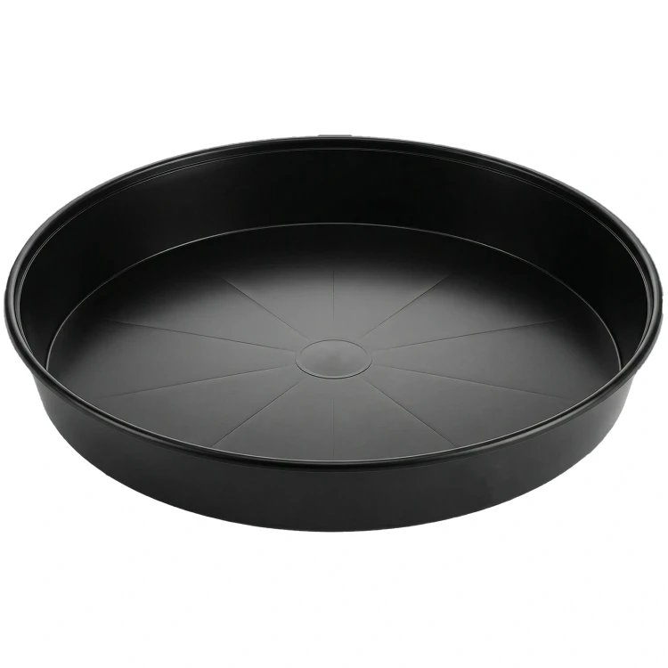 Podstawka pod doniczkę okrągła 25 cm czarna