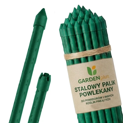 Metalowa tyczka ogrodowa powlekana PE 11mm 150cm palik do podpierania roślin