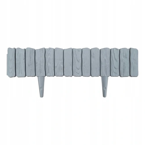 Grafitowa palisada ogrodowa WOOD - 58 cm