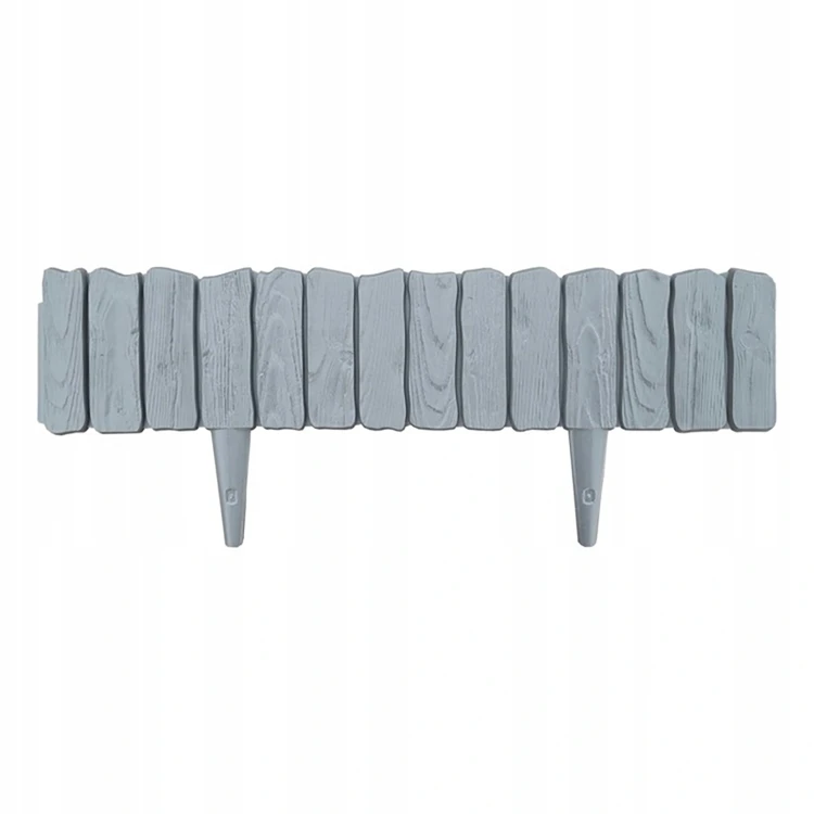 Grafitowa palisada ogrodowa WOOD - 58 cm