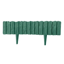 Zielona palisada ogrodowa WOOD - 58 cm