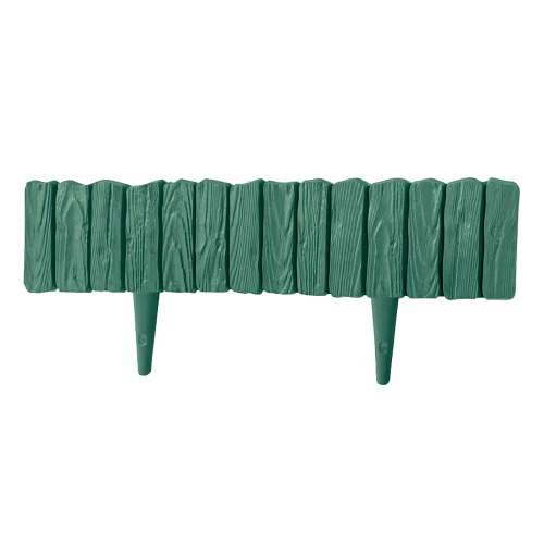 Zielona palisada ogrodowa WOOD - 58 cm