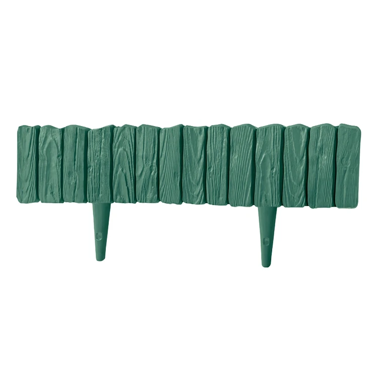 Zielona palisada ogrodowa WOOD - 58 cm