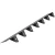 Obrzeże trawnikowe stalowe 100 mm 1 m antracytowe GARDENBORD PRO GP11050