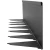 Obrzeże trawnikowe stalowe 100 mm 1 m antracytowe GARDENBORD PRO GP11050