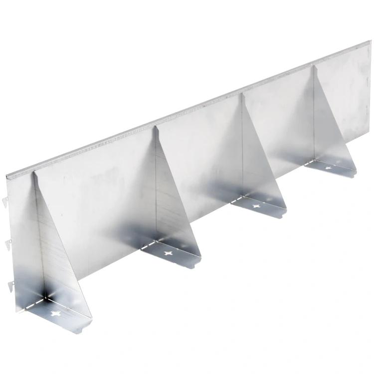 Obrzeże ogrodowe stalowe 100x20 cm srebrne GARDENBORD PRO GP11049