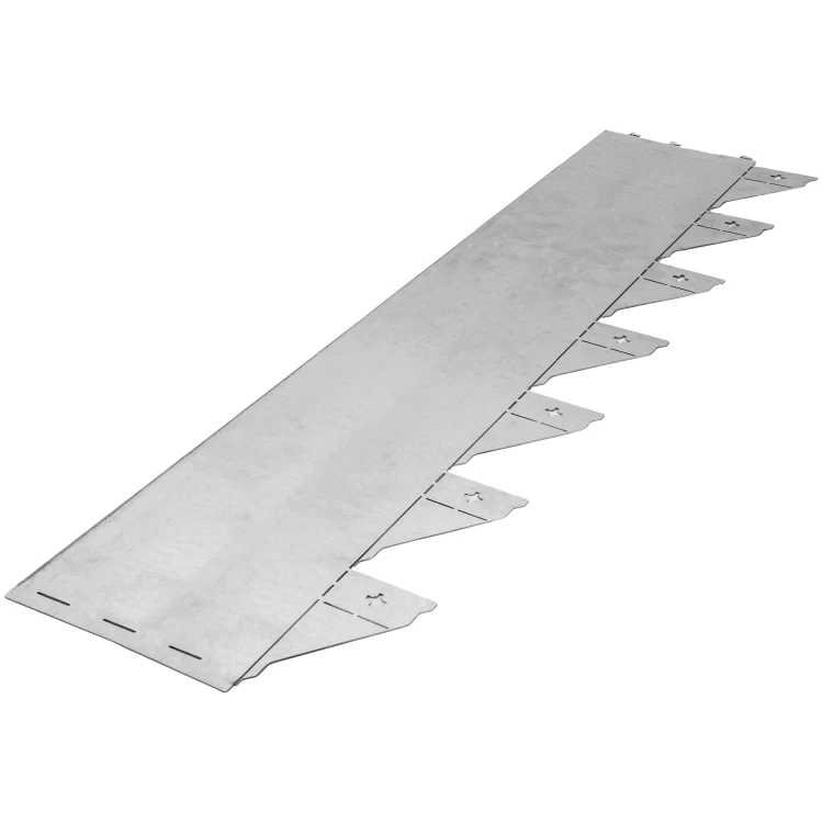 Obrzeże ogrodowe stalowe 100x20 cm srebrne GARDENBORD PRO GP11049