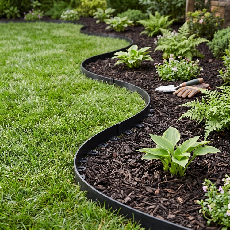 Elastyczne obrzeże trawnikowe FLEXI 40 10m + 20 kotw 18 cm GardenPlus