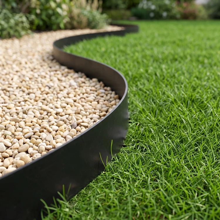 Elastyczne obrzeże trawnikowe FLEXI 60mm 20 m czarne + 40 kotw GardenPlus