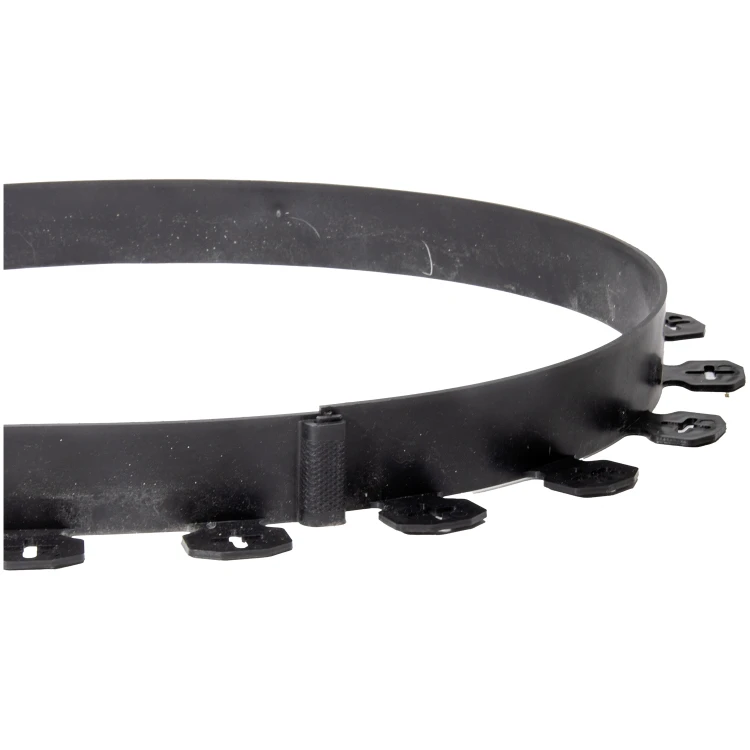 Elastyczne obrzeże FLEXI 40mm 1m czarne plastikowe +kotwy 5 szt GardenPlus