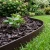 Elastyczne obrzeże FLEXI 60mm 1m czarne plastikowe +kotwy 5 szt GardenPlus