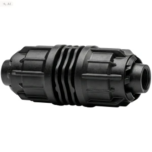 Łącznik do rur PE 16 mm szybkozłącze 4 bar czarny BEVO 7038756