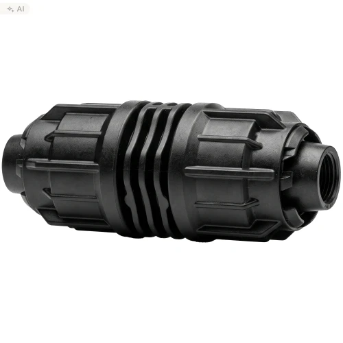 Łącznik do rur PE 16 mm szybkozłącze 4 bar czarny BEVO 7038756