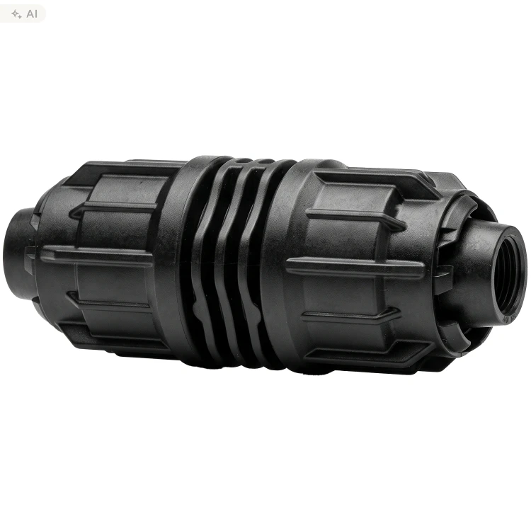 Łącznik do rur PE 16 mm szybkozłącze 4 bar czarny BEVO 7038756