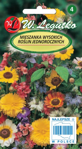 Mieszanka wysokich roślin jednorocznych