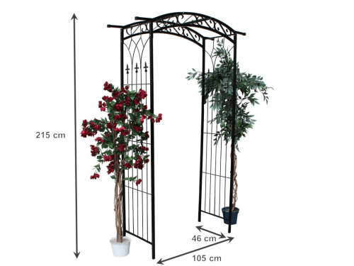Pergola ogrodowa 105x46x215