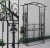 Pergola trejaż z metalu z ławką