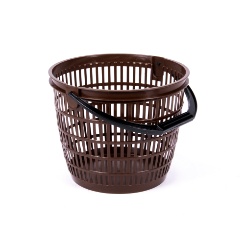 Kosz ażurowy 12l brąz