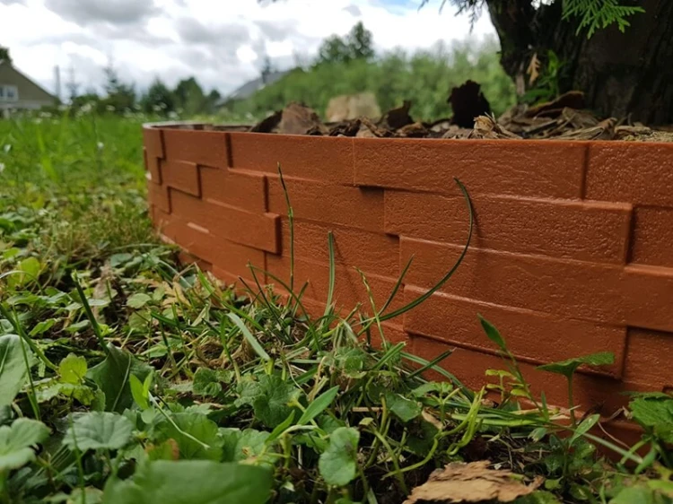 Wygląd palisady Stone w zastosowaniu