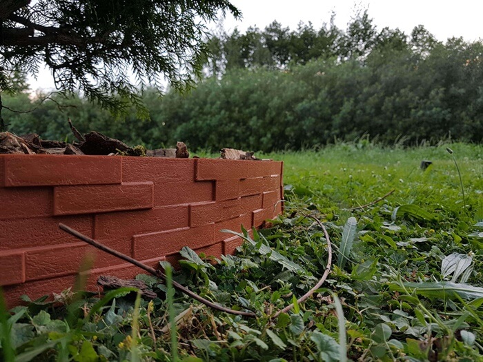 Koło wykonane z Palisady Stone