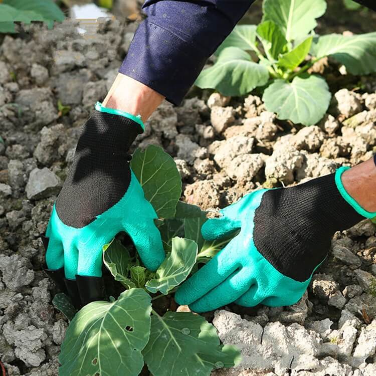 Rękawice z pazurami z mocnego tworzywa