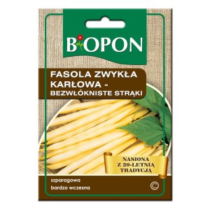 Fasola zwykła karłowa bezwłókniste strąki - nasiona