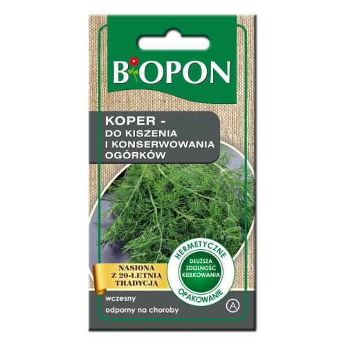 Koper do kiszenia i konserwowania ogórków.