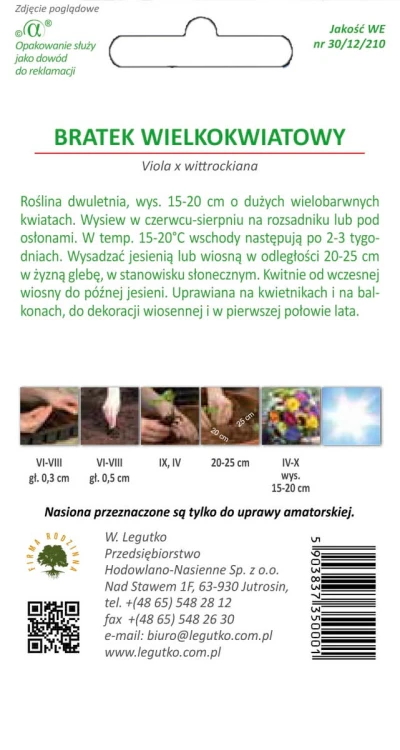 Bratek wielokwiatowy mieszanka