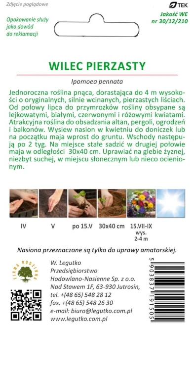 Wilec pierzasty mieszanka