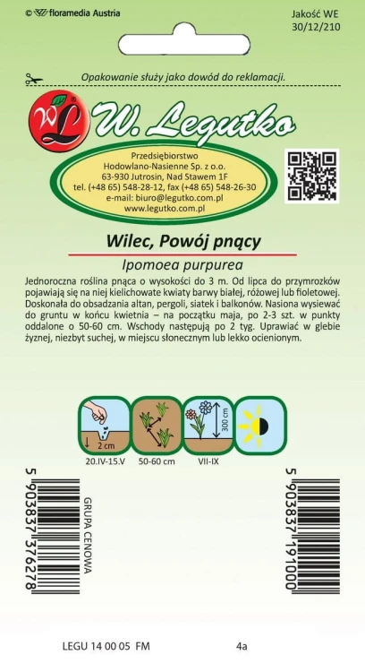 Wilec, Powój pnący mieszanka