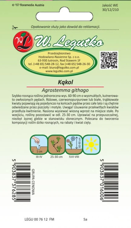 Kąkol różowy