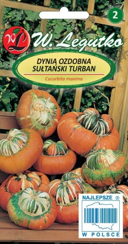 Dynia olbrzymia ozdobna Sułtański Turban