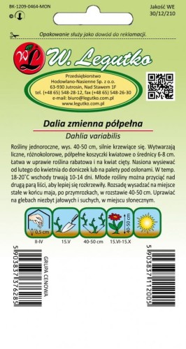 Dalia zmienna półpeł. karł. Unwinsalna