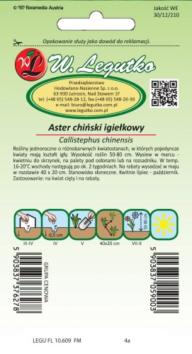 Aster chiński igiełkowy mieszanka