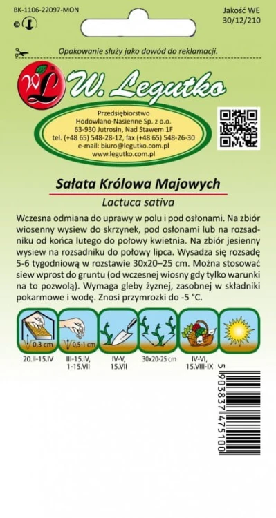 Sałata Królowa Majowych