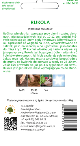 Rukola tył