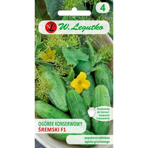 Ogórek gruntowy konserwowy - Śremski F1