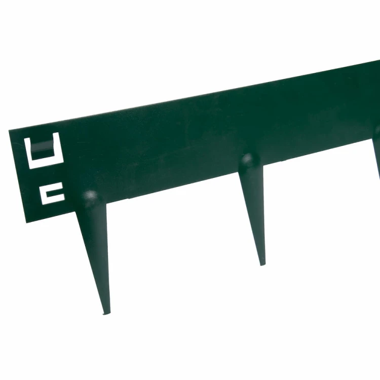 Palisada metalowa zielona