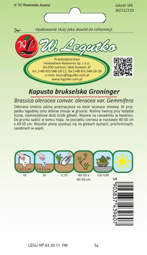 Kapusta brukselka Groniger