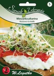 Nasiona na kiełki – mieszanka pikantna