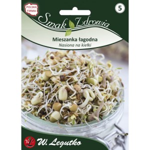 Nasiona na kiełki – mieszanka łagodna