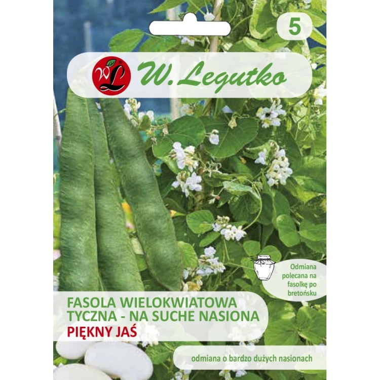 Fasola wielokwiatowa Piękny Jaś
